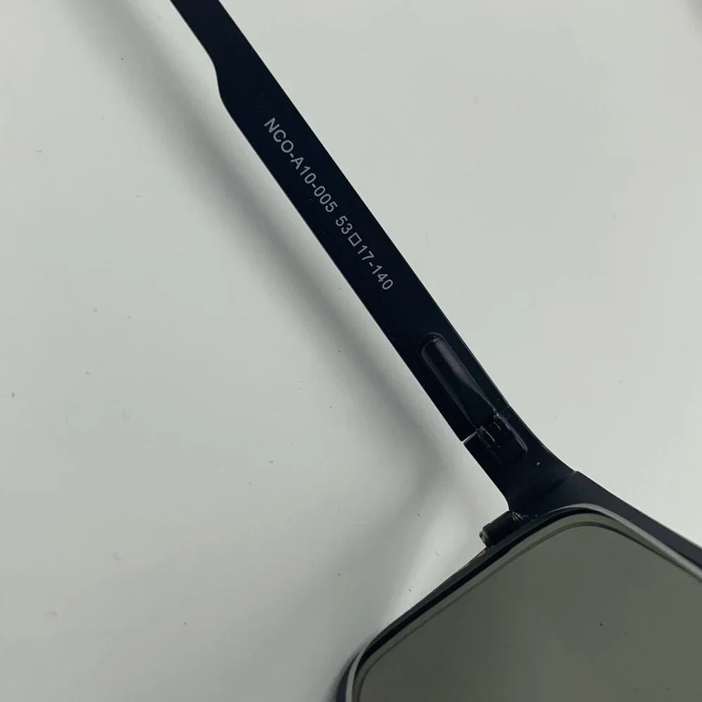 Nascar Metal Black Square Sunglasses Frames